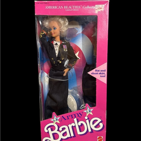 Mattel Army Barbie Doll - Pink and Black - Picture 1 of 4